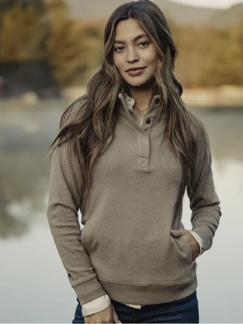 The Normal Brand Puremeso Weekend Snap Pullover